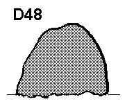 Deksteen van Noord-Barge D48 (Noordbarger bos vak 201), gemeente Emmen / Deckstein von Noord-Barge D48, Gemeinde Emmen / Menhir de Noord-Barge D48, commune d'Emmen / Monolito de Noord-Barge D48, municipio de Emmen