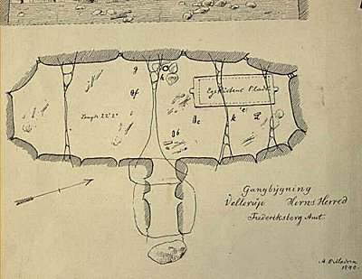 Gro�steingrab Vellerup / Hunebed van Vellerup / J�ttestue af Vellerup / All�e couverte de Vellerup / Tumba megal�tica de Vellerup