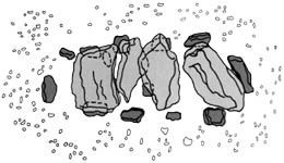 Gro�steingrab Karlstein bei Osnabr�ck / Hunebed Karlstein bij Osnabr�ck / All�e couverte de Karlstein chez Osnabr�ck / Tumba megal�tica de Karlstein cerca de Osnabr�ck