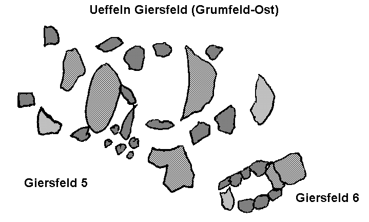 Grosteingrab Grumfeld-Ost im Giersfeld bei Westerholte / Hunebed Grumfeld-Ost in het Giersfeld bij Westerholte / Alle couverte Grumfeld-Ost au Giersfeld chez Westerholte / Tumba megaltica Grumfeld-Ost en Giersfeld cerca de Westerholte