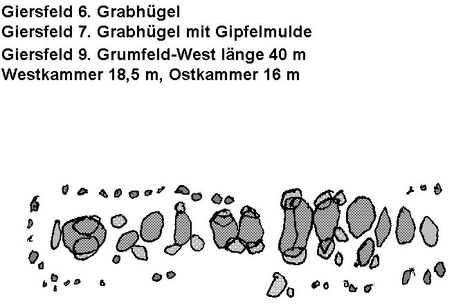 Grosteingrab Grumfeld-West im Giersfeld bei Westerholte / Hunebed Grumfeld-West in het Giersfeld bij Westerholte / Alle couverte Grumfeld-West au Giersfeld chez Westerholte / Tumba megaltica Grumfeld-West en Giersfeld cerca de Westerholte
