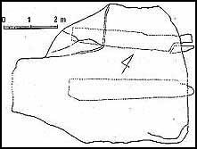 carte du dolmen de Kanghwa / kaart van het hunebed van Kanghwa / Karte des H�nengrabes von Kanghwa / mapa del dolm�n de Kanghwa