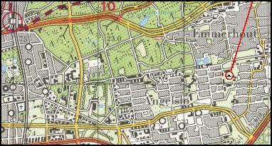 Location of tomb D46 at Emmen / Lage des Grabes D46 in Emmen / Ligging van het graf D46 in Emmen / Position de la tombe D46 � Emmen / Posici�n de la tumba D46 en Emmen