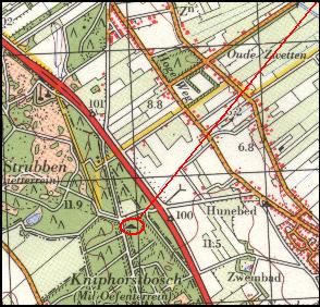 Location of tomb D8 near Anloo / Lage des Grabes D8 bei Anloo / Ligging van het graf D8 bij Anloo / Position de la tombe D8 chez Anloo / Posici�n de la tumba D8 cerca de Anloo