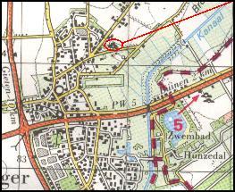 Location of tomb D27 at Borger near the National Megalithic Tomb Info Centre / Lage des Grabes D27 in Borger bei das nationale Gro�steingrabauskunftzentrum / Ligging van het graf D27 bij het Nationale Hunebed Informatiecentrum / Position de la lombe D27 chez la Centre d'Information Nationale des All�es Couvertes / Posici�n de la tumba D27 cerca del Centro de Informes Nacion�l de las Tumbas Megal�ticas