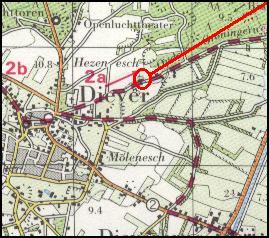 Location of tomb D52 near Diever / Lage des Grabes D52 bei Diever / Ligging van het graf D52 bij Diever / Position de la tombe D52 chez Diever / Posicin de la tumba D52 cerca de Diever