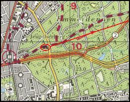Location of tomb D45 at Emmen / Lage des Grabes D45 in Emmen / Ligging van het graf D45 in Emmen / Position de la tombe D45 � Emmen / Posici�n de la tumba D45 en Emmen