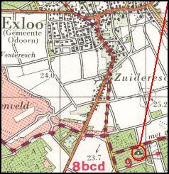Location of tomb D31 near Exloo / Lage des Grabes D31 bei Exloo / Ligging van het graf D31 bij Exloo / Position de la tombe D31 chez Exloo / Posici�n de la tumba D31 cerca de Exloo