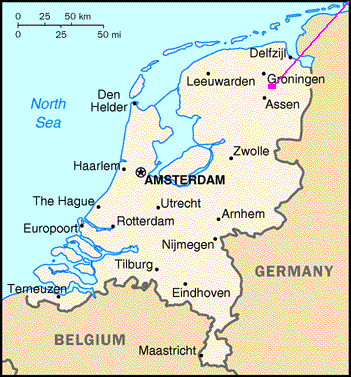 Location of Noordlaren in the Province of Groningen / Ligging van Noordlaren in de Provincie Groningen / Lage Noordlarens in der Provinz Groningen / Position de Noordlaren  la Province de Groningue / Posicin de Noordlaren en la Provinzia de Groninga