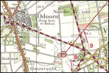 Location of tomb D34 near Valthe / Lage des Grabes D34 bei Valthe / Ligging van het graf D34 bij Valthe / Position de la tombe D34 chez Valthe / Posici�n de la tumba D34 cerca de Valthe