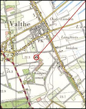 Location of the tombs D36 and D37 near Valthe / Lage der Gr�ber D36 und D37 bei Valthe / Ligging van de graven D36 en D37 bij Valthe / Position des tombes D36 et D37 chez Valthe / Posici�n de las tumbas D36 y D37 cerca de Valthe