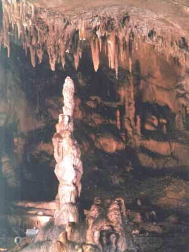 Detalle de la Cueva Baradla