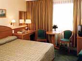 A hotel room
