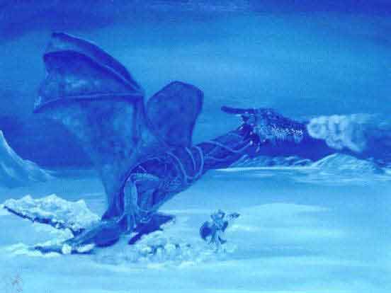 Blue ice dragon. Whoa.. that's an oxymoron.