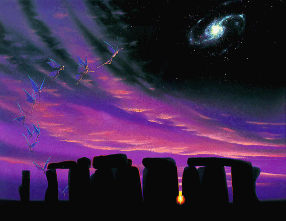 Faeries flying during an equinox