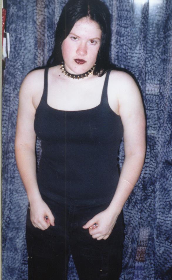 Me in my gothie clothes.