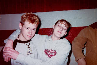 Ryan and Kerrie at school.