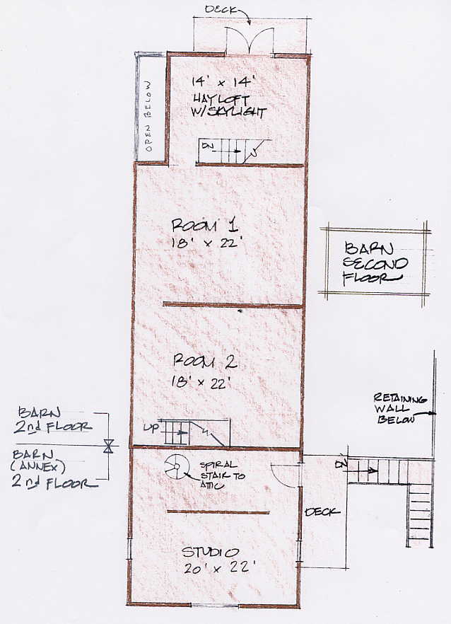 Barn Second Floor Plan