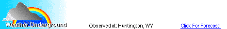 Click for Huntington, West Virginia Forecast