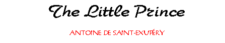 The Little Prince