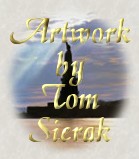 Artwork by Tom Sierak Logo