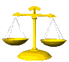 Animated Scales of Justice
