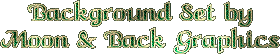 Moon and Back Graphics Logo