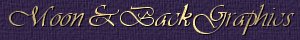 Moon and Back Graphics Logo
