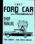 Also in the trunk was a shop manual - good reference for all the modern mechanics who can't work on a car that doesn't have plug and play computer chips.