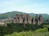 The rocks of Belogradchik and the town
