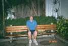 dad at bubba gump in maui !