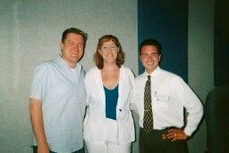 Me at Kiss FM 96.5, with Rob and Dan Mason !