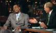 with basketball player Dikembe Mutombo on 18 Jun 2001