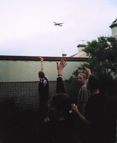 Plane Worship over our house