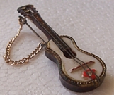 Vintage Western Germany violin pin