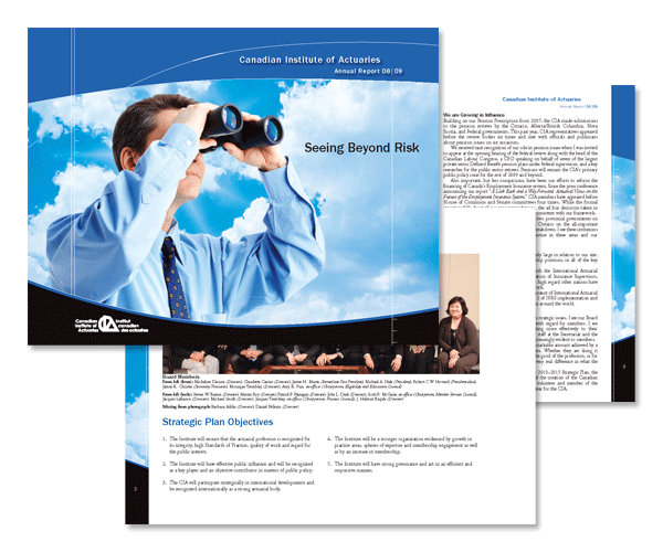 Canadian Institute of Actuaries, Annual Report 2009