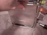 Front plate of the Cube's core, being removed.