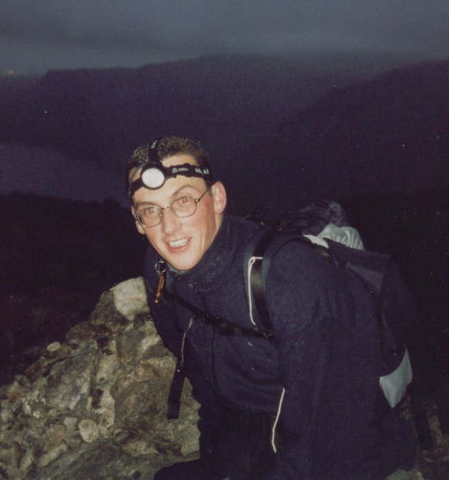 Ian on Scafell Pike