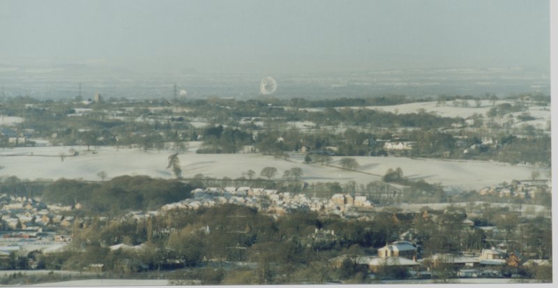 Jodrell Bank from White Nancy