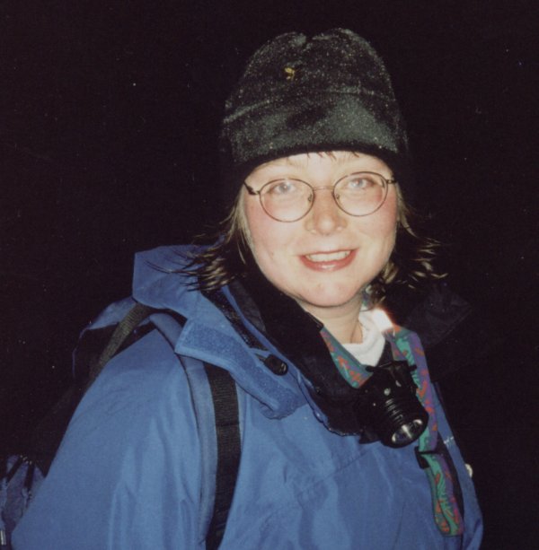 Kathryn on Scafell Pike