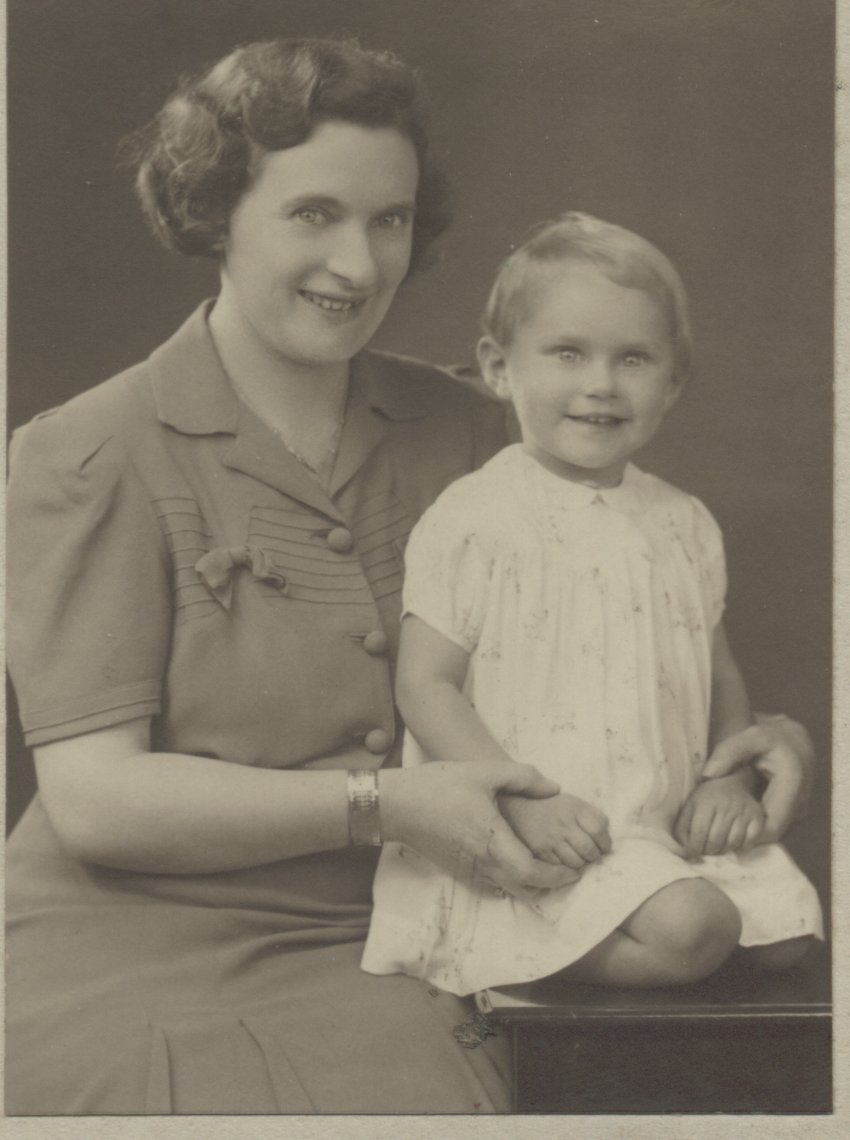 Mabel Hall with Pamela