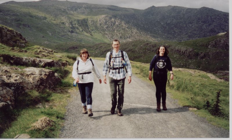 Setting off on the Miners Track - Snowdon