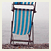 Deck chairs on Beer beach
