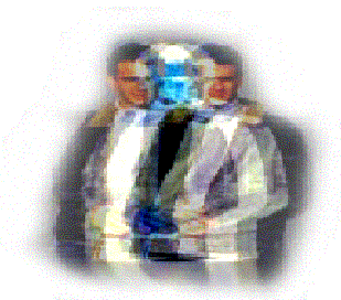 Here is Ian as a ghostly apparition. The man is spiritual.