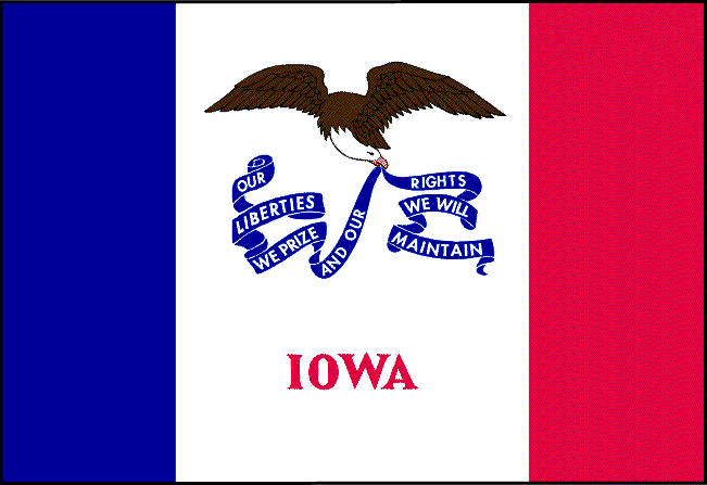 Iowa State Map