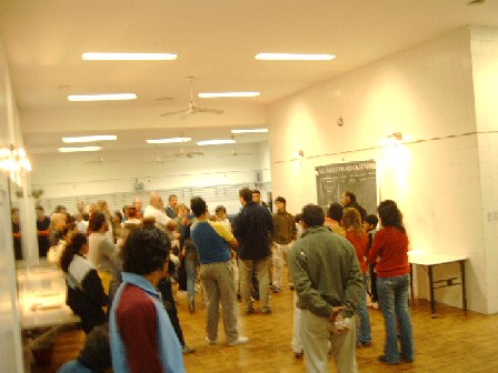 The Boca changing room was spacious to say the least