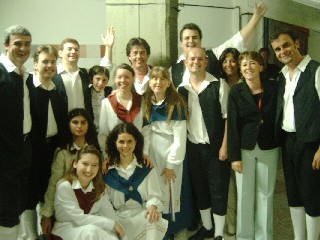 Gwanwyn Members after winning at the Eisteddfod