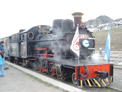 La Trochita, an ancient steam train which travels from Esquel daily