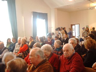 San David was full for the event