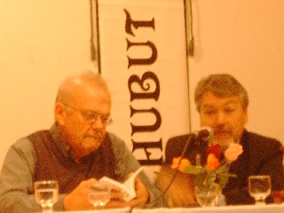 Gareth reads some of his translation
